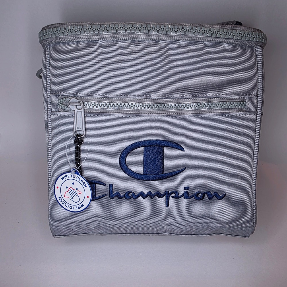 Champion Insulated Lunch Bag Unisex Grey Blue CS2-3024 Cooler Bag